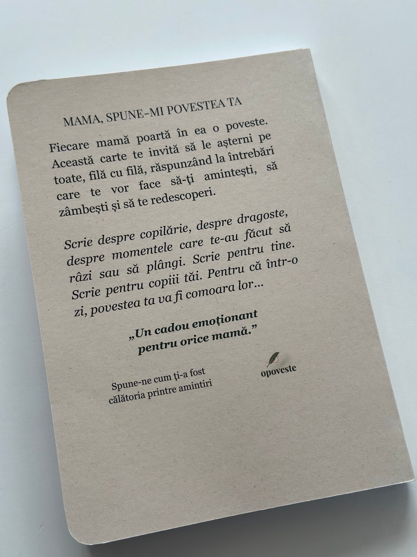 Mamă spune-mi povestea ta